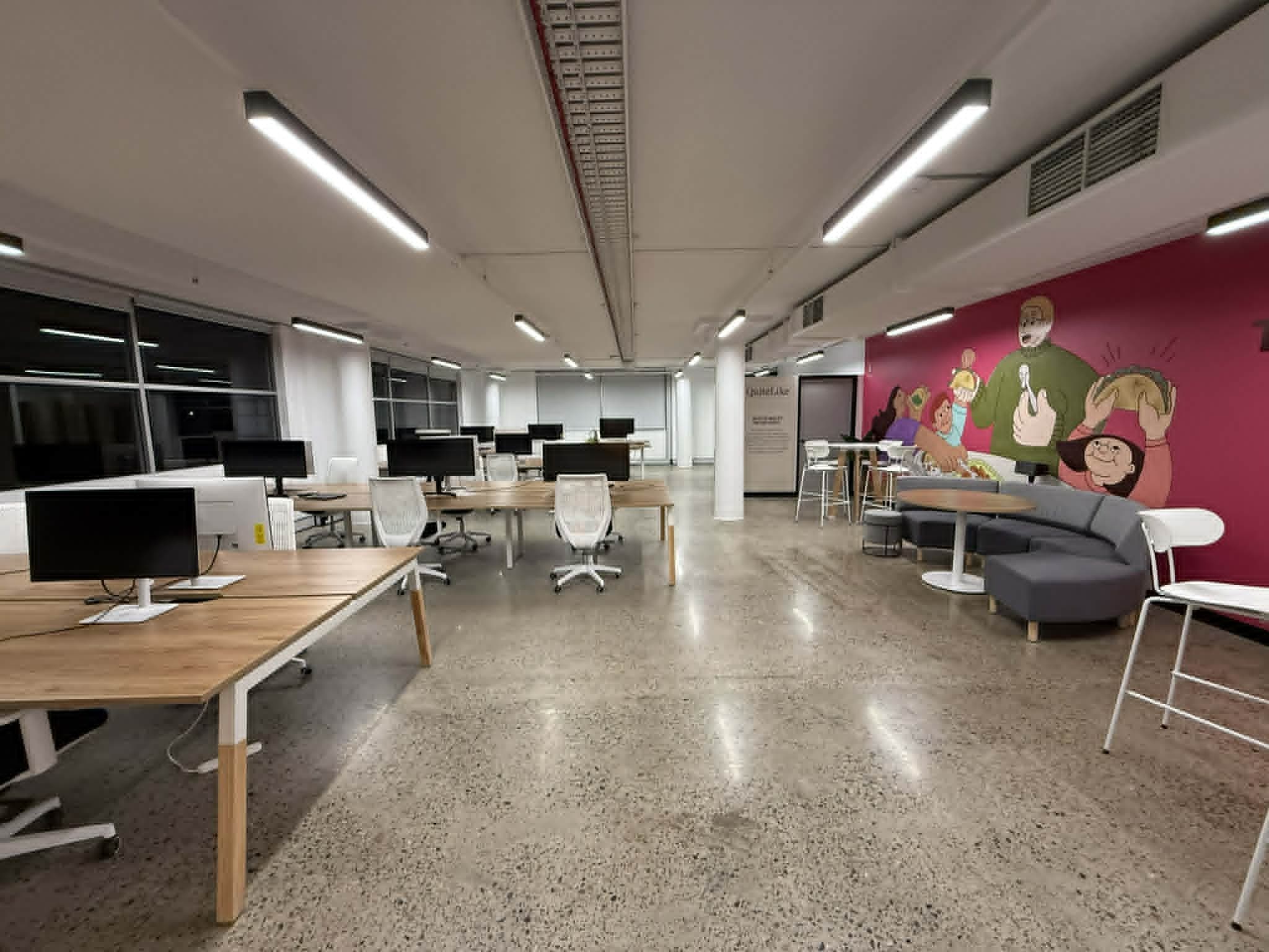 Commercial workspace cleaning example